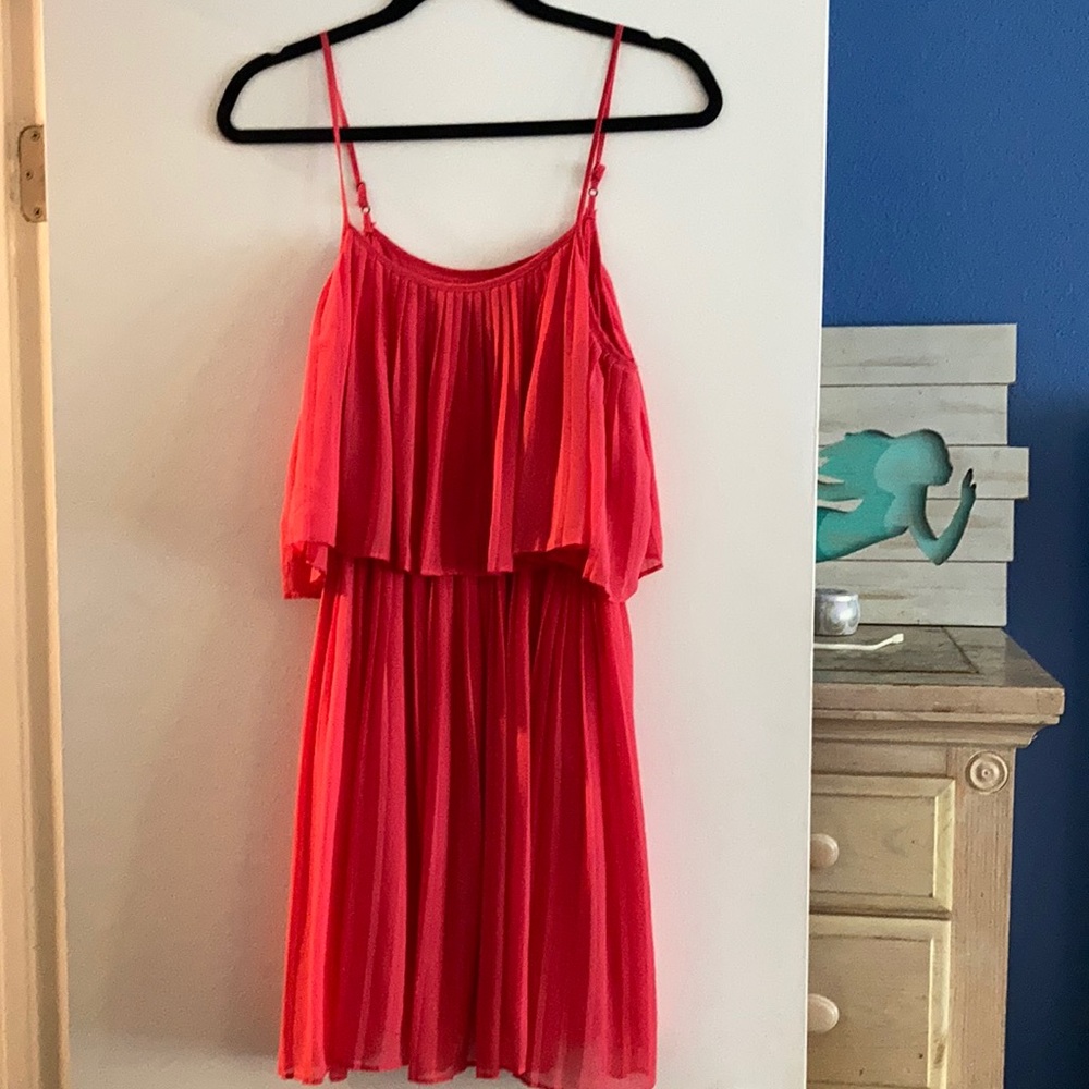 Coral dress